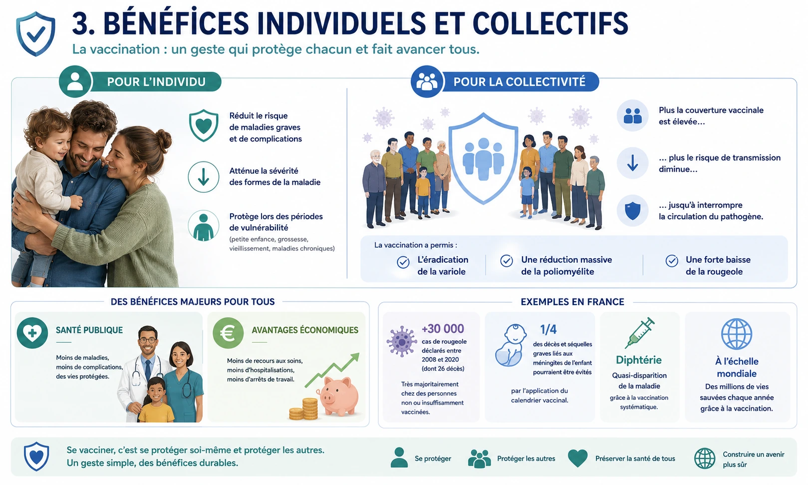 Bénéfices individuels et collectifs