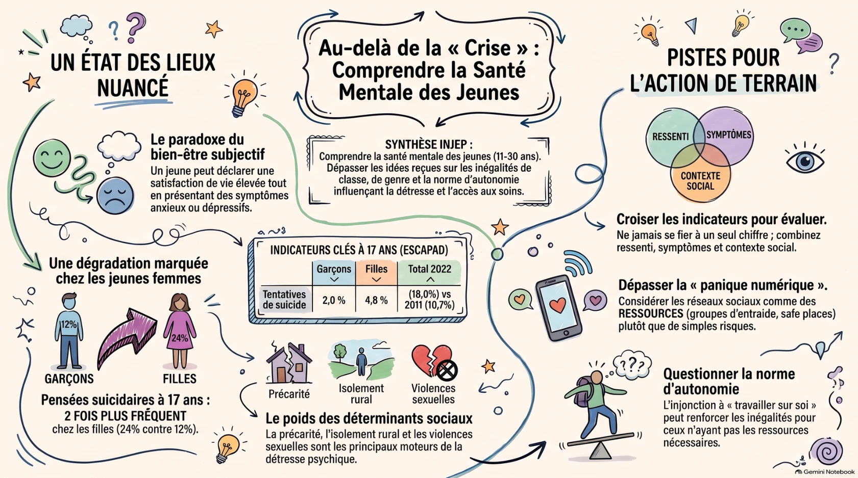 La santé mentale des jeunes