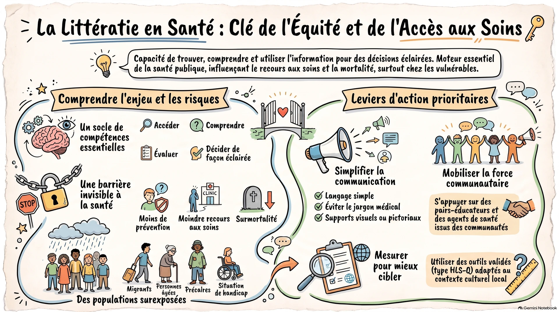 Littératie en santé, les clés de l'équité