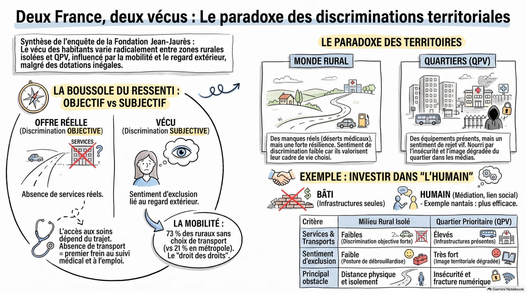 PARADoxe des discriminations territoriales
