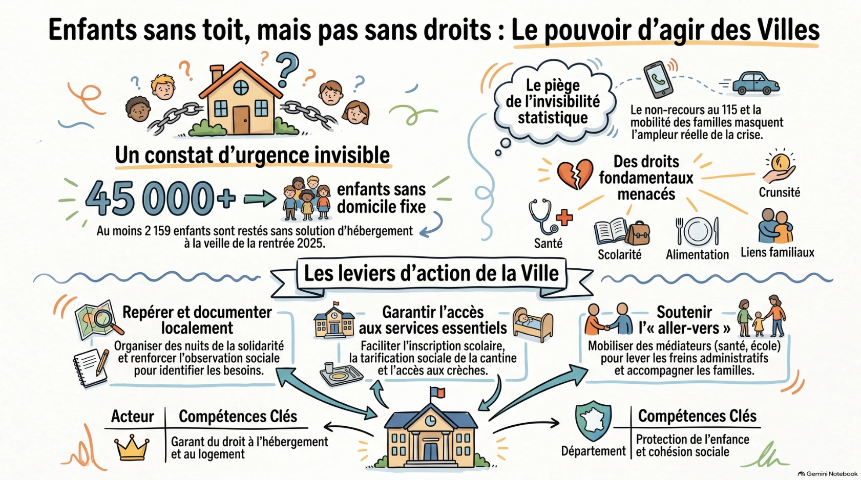 enfants sans toit, mais pas sans droits : lep ouvoir d'agir des villes