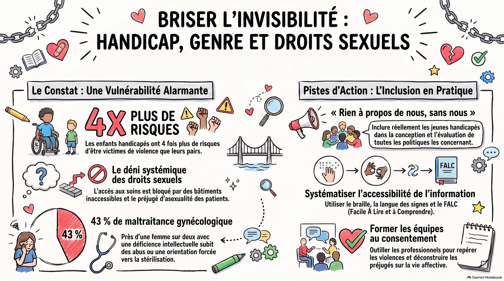Briser l'invisibilité : handicap, genre et droits sexuels Briser l'invisibilité : handicap, genre et droits sexuels