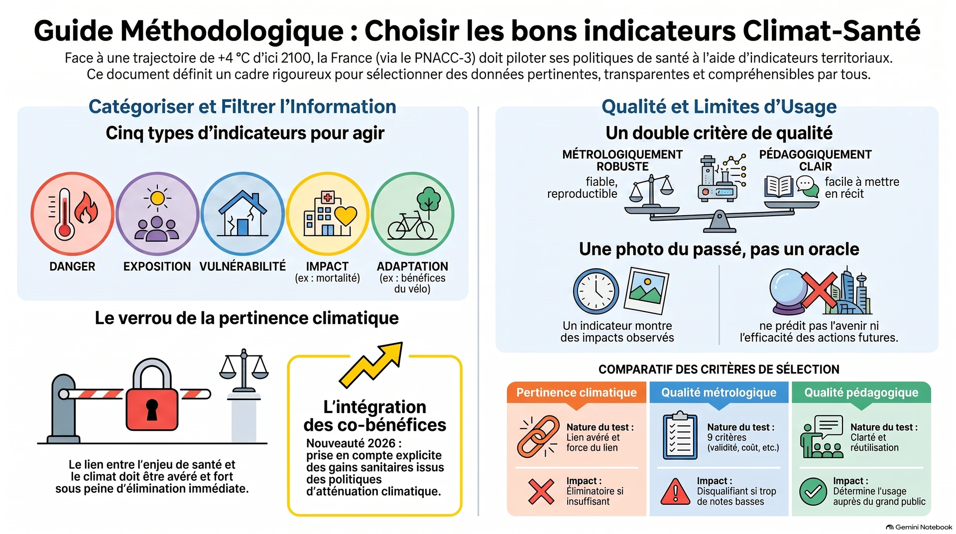 Guide méthodologique : choisir les bons indicateurs Climat-Santé