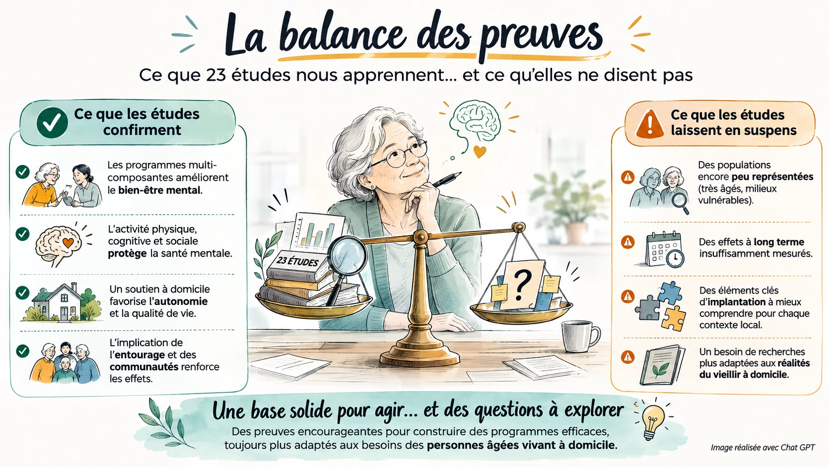 La balance des preuves La balance des preuves