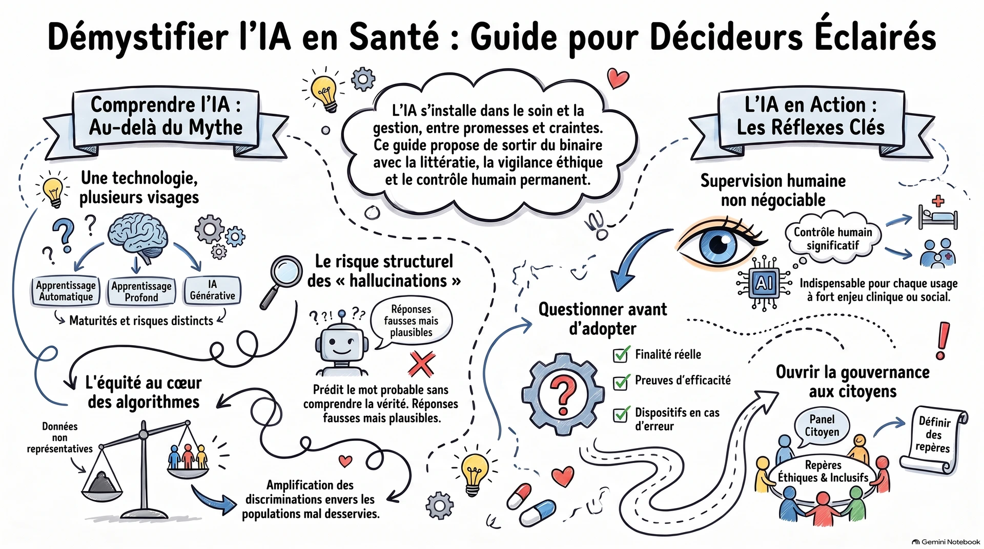 Démystifier l'IA en santé : guide pour décideurs éclairés Démystifier l'IA en santé : guide pour décideurs éclairés