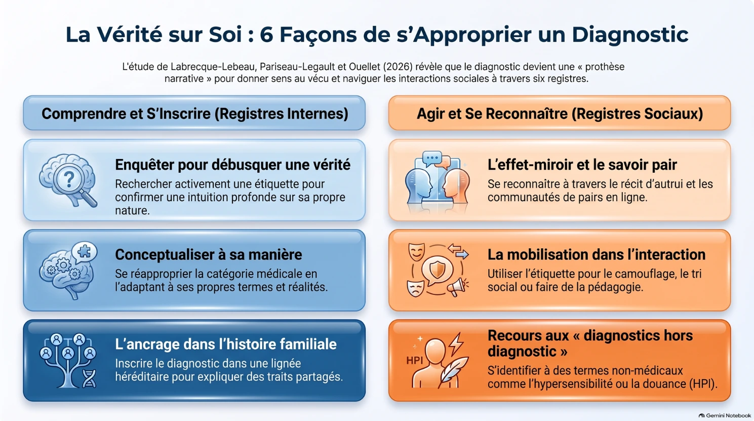 6 façons de s'approprier un diagnostic 6 façons de s'approprier un diagnostic