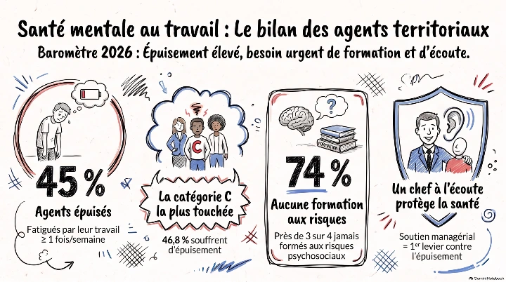 Santé mentale au travail : le bilan des agents territoriaux Santé mentale au travail : le bilan des agents territoriaux