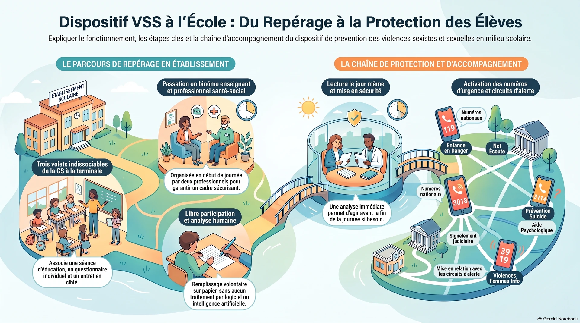 Dispotif VSS à l'Ecole : du repérage à la Protection des Elèves Dispotif VSS à l'Ecole : du repérage à la Protection des Elèves